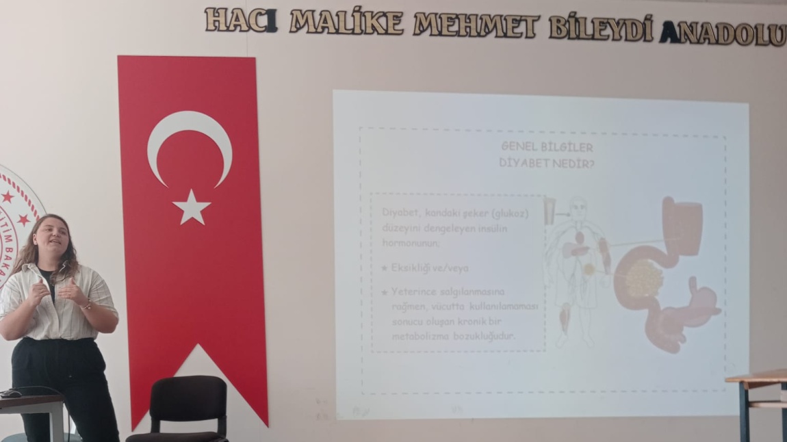 Okulumuz personellerine ŞEHİT DR.ATİLLA NİZAM SAĞLIKLI HAYAT MERKEZİ doktorları tarafından TİP-1 diyabet eğitimi verilmiştir.